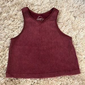 Maroon Tank Top